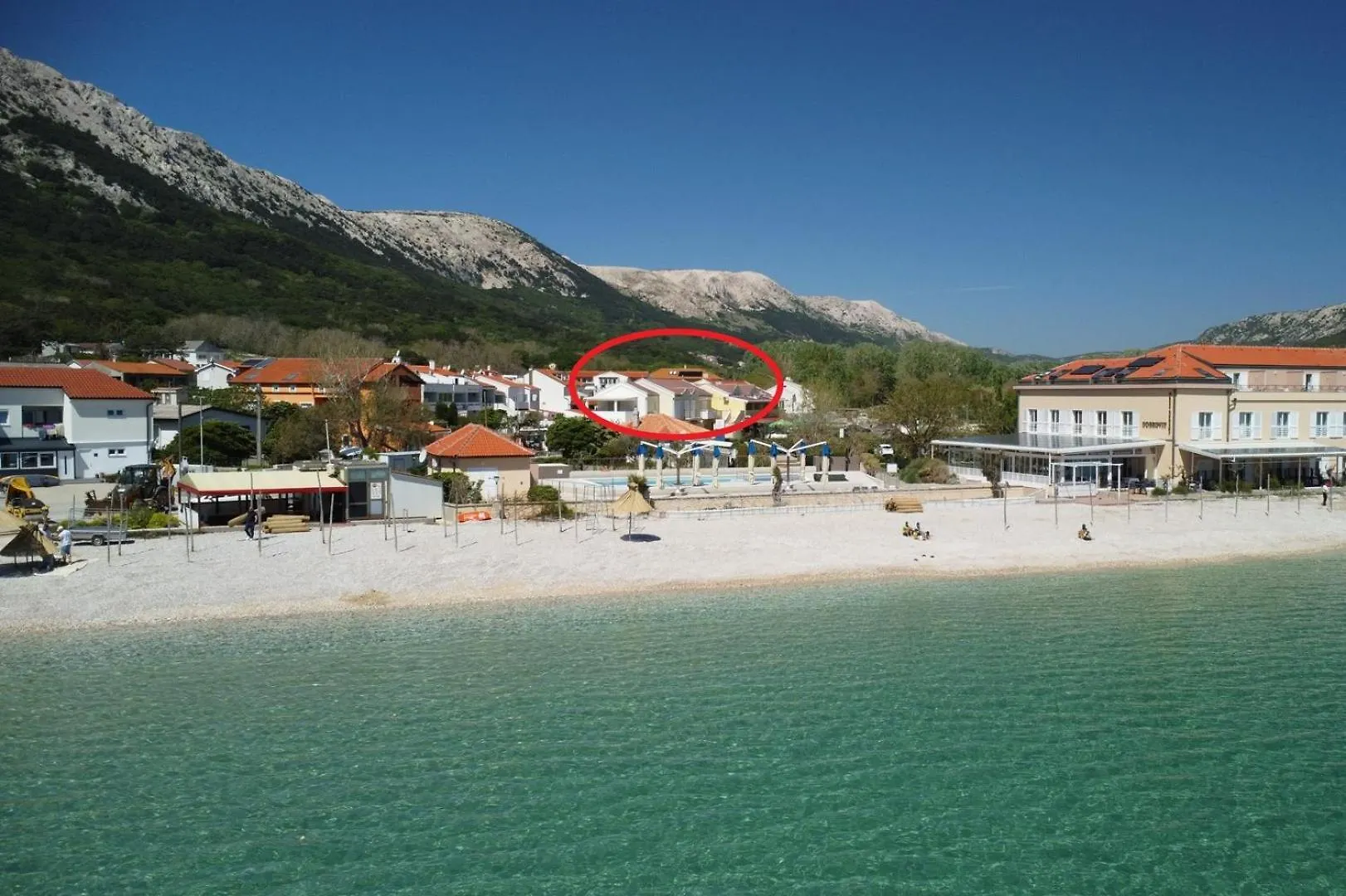 Studio Rozman Beach Baska  Apartment